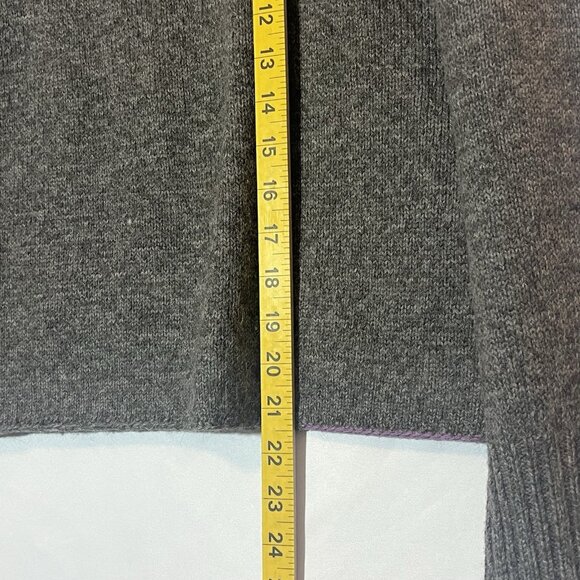 Sundance Women’s Sweater Medium Size Gray Wool Alpaca Long Sleeves - Picture 5 of 10